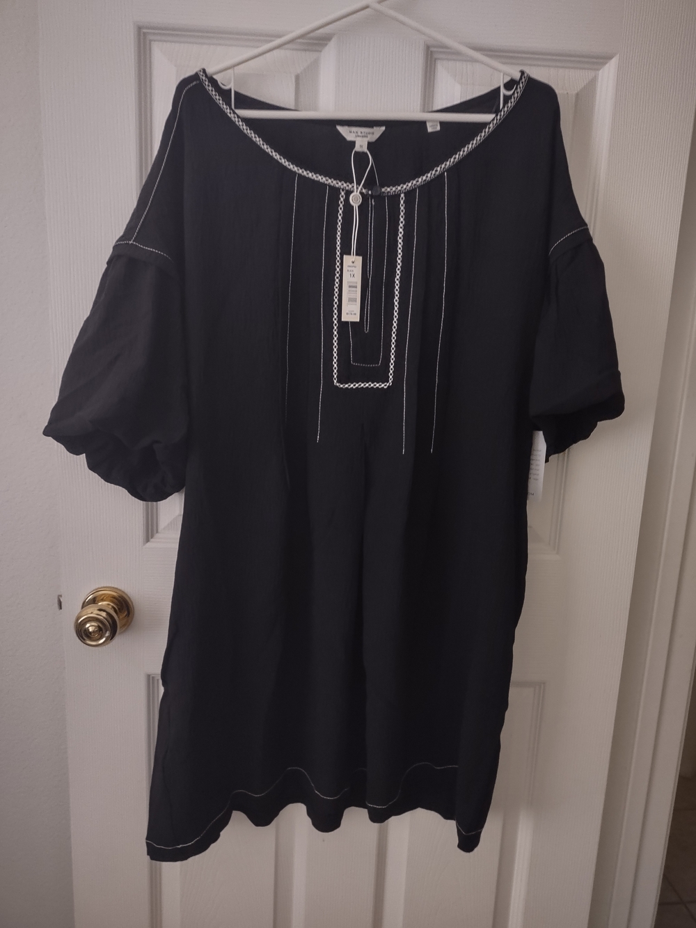 NWT Max Studio Bubble Sleeve Dress 1X
